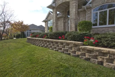 Garden Walls — Landscape Construction project by Rockwood Retaining Walls/corp