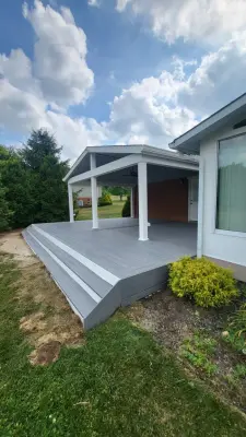 26x20 Composite Deck Cover by Jaguar Decks And Fences