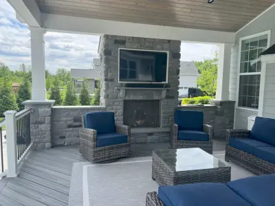 Outdoor Living Space Enhancement — Deck Building & Repair project by Miles Deck Construction