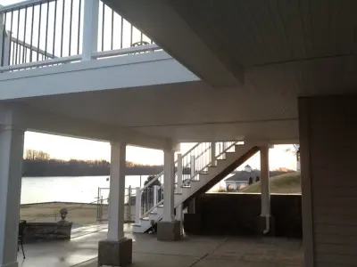 Waterfront Deck with Drainage Solution — Deck Building & Repair project by Miles Deck Construction