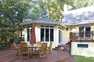 Devonwood, CT Sunroom and Ipe Dual Decks by Archadeck Of Central Connecticut