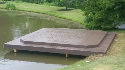 pvc dock — Deck Building & Repair project by Estridge Carpentry