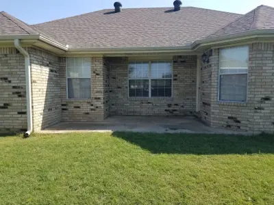Fort Smith Concrete Slab with Retaining Wall Before and After — Deck Building & Repair project by Sawyer's, Inc.