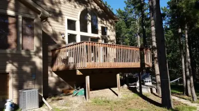 Trex Installation for Front and Back Decks — Deck Building & Repair project by StoneCroft Construction