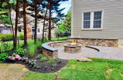 outdoor fireplaces — Deck Building & Repair project by Brothers Designs LLC