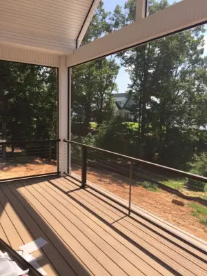 Third Party Cable Railing Compatible Non-Routed Railing and Post Sleeves — Deck Building & Repair project by Color Guard Railing Systems