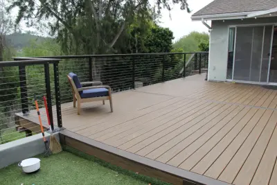 Contemporary elevated viewing deck — Deck Building & Repair project by Arroyo Grande Deck And Fence