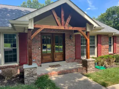 Entrance makeover — Deck Building & Repair project by A-List LLC