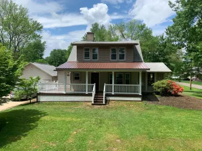Covered Front Porch — Deck Building & Repair project by Classic Decks & Fence LLC
