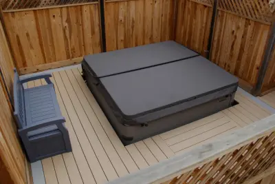 Secluded Spa Terrace — Deck Building & Repair project by Arroyo Grande Deck And Fence