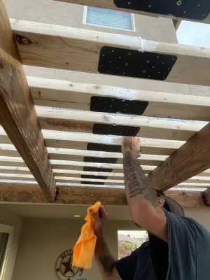 Garden Pergola Construction — Deck Building & Repair project by Dirty Gloves Landscaping LLC
