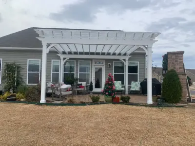 Independent Pergola — Deck Building & Repair project by Ebony Outdoor Living LLC