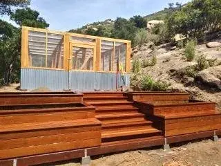 Garden Pavilion and Outdoor Activity Space — Deck Building & Repair project by Turtle Woodworks