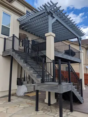 Steel Frame and Pergola — Deck Building & Repair project by StoneCroft Construction