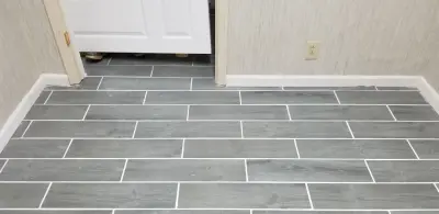 ceramic flooring — Deck Building & Repair project by Hands On Woodworking LLC