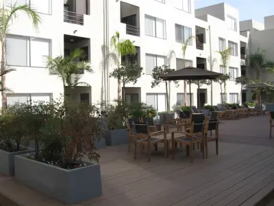 Contemporary Long Beach Apartment Common Area Renovation — Deck Building & Repair project by DeckExpert.com