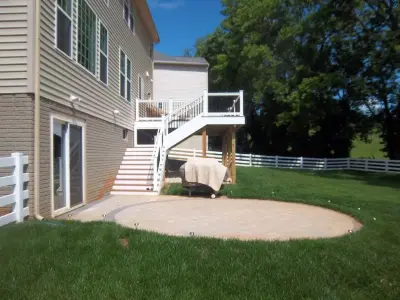 Point of Rocks Deck and Patio 1 — Deck Building & Repair project by Metro Landscape & Construction, Inc