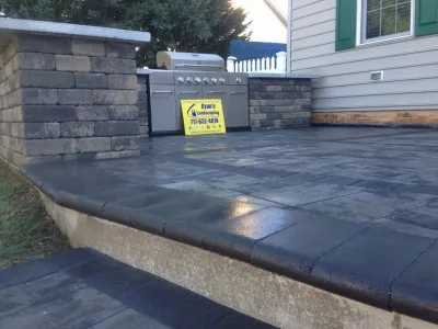 Outdoor Kitchen Hanover, PA area — Landscape Construction project by Ryan's Landscaping Hanover, Pa Patios & Walls in Gettysburg
