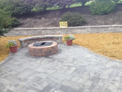 Backyard Patio Hardscape Ideas Hanover PA — Landscape Construction project by Ryan's Landscaping Hanover, Pa Patios & Walls