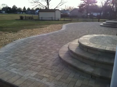 Landscape Construction Hanover, Pa 17331 — Landscape Construction project by Ryan's Landscaping Hanover, Pa Patios & Walls