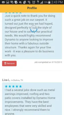 Feedback — Deck Building & Repair project by Dynamo Home Improvements