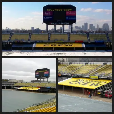 Athletic Facility Canopies — Deck Building & Repair project by Capital City Awning