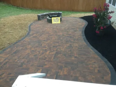 Nicolock Patio, Fire Pit, & Seating Wall York County, PA Ryan's Landscaping by Ryan's Landscaping Hanover, Pa Patios & Walls