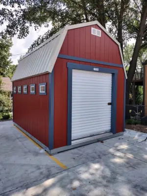 Premier Tall Barn by TUFF SHED 10 x 14 — Deck Building & Repair project by Tuff Shed Omaha