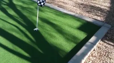 Putting green. — Landscape Construction project by Saguaro Landscaping And Pool Service LLC.