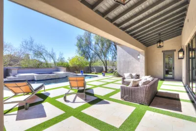 Installation Buteo — Landscape Construction project by Saguaro Landscaping And Pool Service LLC. in Scottsdale