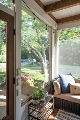 A Tranquil Porch Retreat — Deck Building & Repair project by The Porch Company