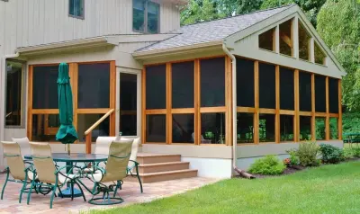 A genuine three-season porch in Southington, CT — Deck Building & Repair project by Archadeck Of Central Connecticut