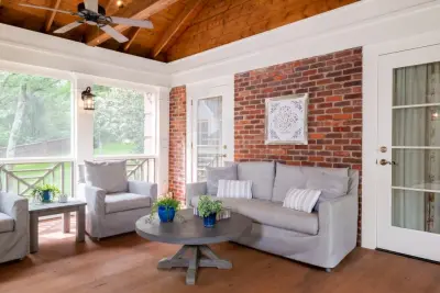 A Two-Level Patio by the Swimming Pool — Deck Building & Repair project by The Porch Company