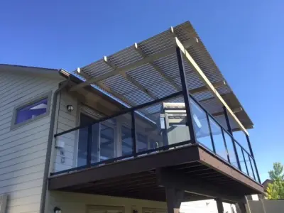 Flexible Louvered Roof — Deck Building & Repair project by Alpine Patio Concepts