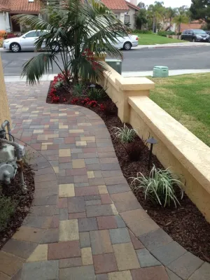 Belgard Pavers - Del Mar - Driveway and Courtyard — Landscape Construction project by San Diego Landscape Solutions Inc