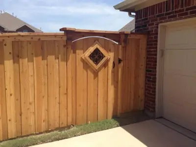 Personalized Gate Access — Deck Building & Repair project by Ahlers Roofing And Construction LLC