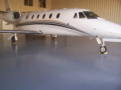 Aircraft Shelter — Deck Building & Repair project by Brantner Coatings