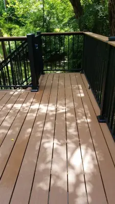 DekPro Elite Railing with Composite Decking — Deck Building & Repair project by Deck & Rail Supply