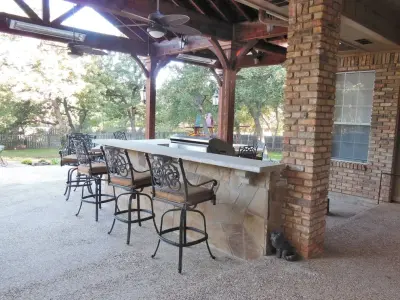 Argyle Backyard Makeover Final Images — Deck Building & Repair project by MrZ Contracting