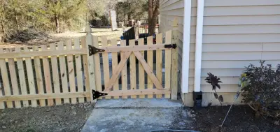Fantastic garden fence — Deck Building & Repair project by M.C. Fence And Deck