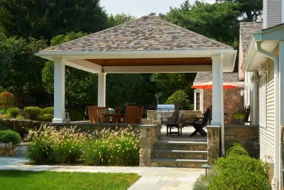 Wyckoff NK Patio Pavilion Excellence — Deck Building & Repair project by Homestead Structures