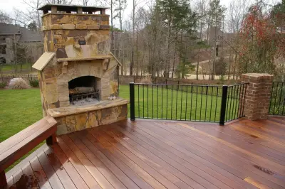Batu Patio and Fire Feature — Deck Building & Repair project by Deckscapes Inc