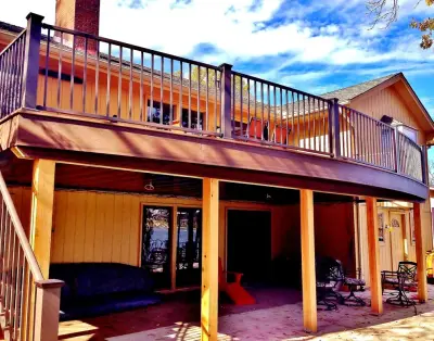Dual-Level Decks — Deck Building & Repair project by Creative Concepts & Design, LLC