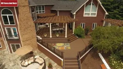 Stunning Outdoor Area — Deck Building & Repair project by M.C. Fence And Deck