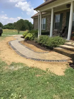 Belgard Paver Entrance Pathway — Deck Building & Repair project by Epoch Construction LLC