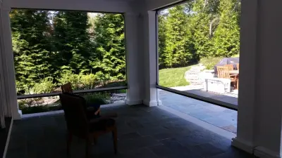 Motorized Recessed Screen Project Bethesda — Deck Building & Repair project by Tri-State Retractable Screens