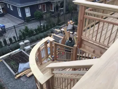 Seattle Black Locust Porch — Deck Building & Repair project by Robi Decking