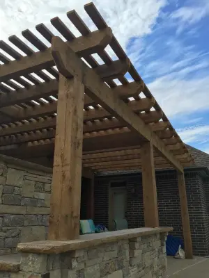 Dysfunctional Arrow Outdoor Lounge — Deck Building & Repair project by Lazo Pro Patios & Decks