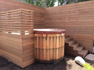 Clairemont Spa Shelter — Deck Building & Repair project by Root Woodwork