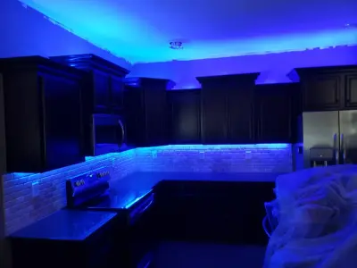 Cabinet Lighting Solutions — Deck Building & Repair project by Crossland Remodeling